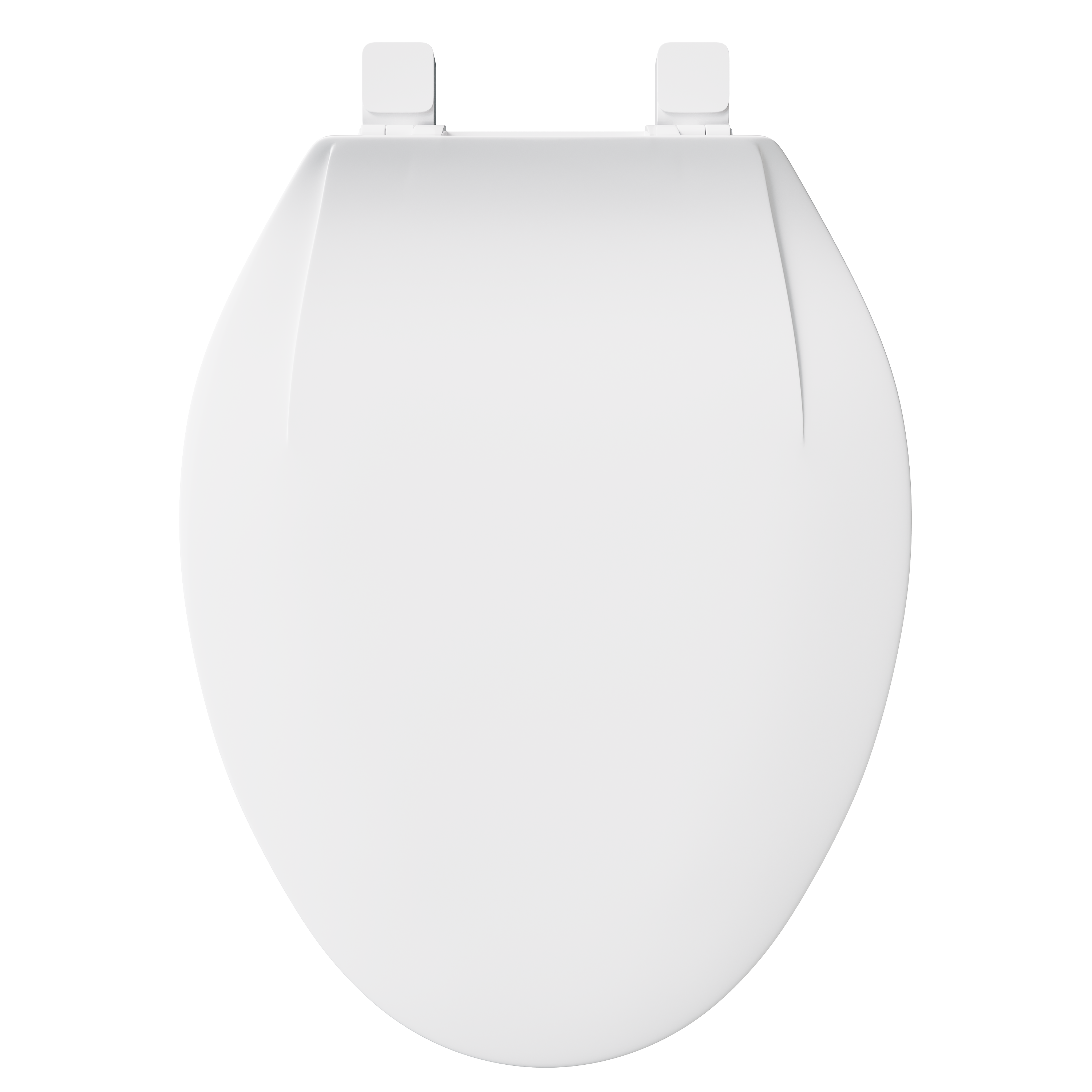 PROFLO&reg; White Plastic Elongated Closed Front With Cover Toilet Seat 