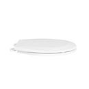 PROFLO&reg; White Round Closed Front Plastic Toilet Seat with Cover 