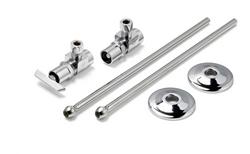 Sink 1/2 in x 3/8 in. x 2-5/8 in. Supply Kit in Chrome Plated