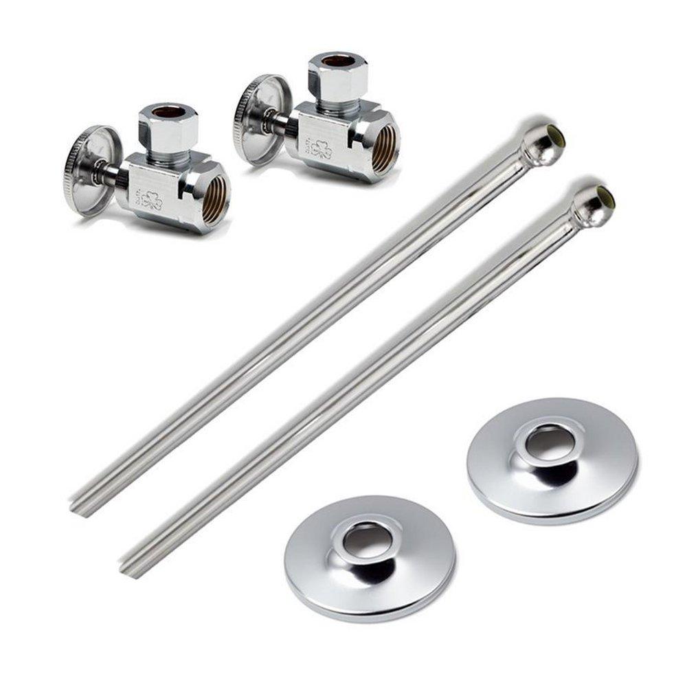 McGuire Manufacturing Chrome Plated Sink 1/2 in. Supply Kit in Chrome Plated 
