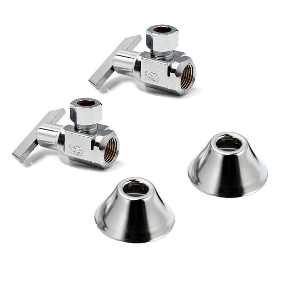 McGuire Manufacturing Chrome Plated Supply Kit in Polished Chrome 