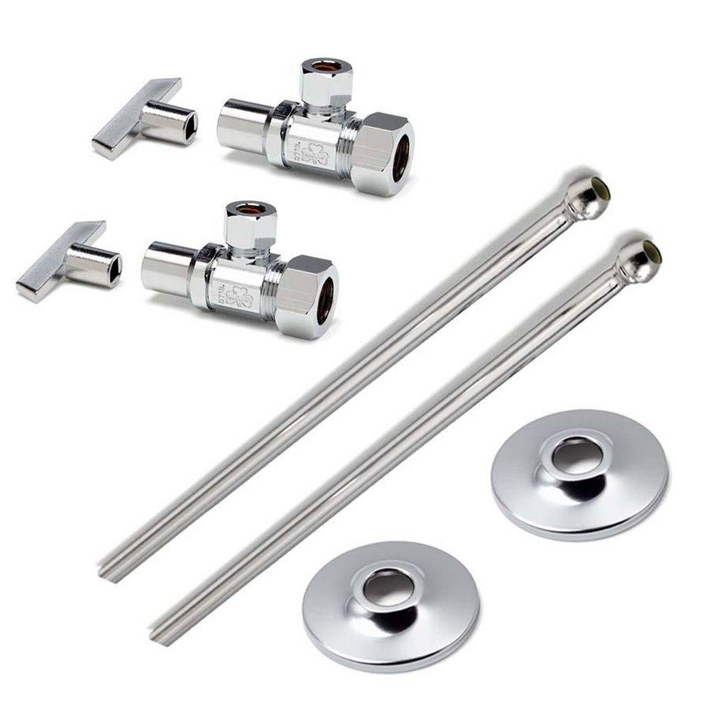 McGuire Manufacturing Chrome Plated Sink 2-3/8 in. Supply Kit in Chrome Plated 