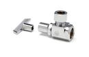 McGuire Manufacturing Chrome Plated IPS x OD Tube Loose Key Angle Supply Stop Valve in Chrome Plated 