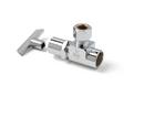 1/2 in. IPS x OD Tube Loose Key Angle Supply Stop Valve in Chrome Plated
