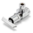 McGuire Manufacturing Chrome Plated IPS x OD Tube Loose Key Angle Supply Stop Valve in Chrome Plated 