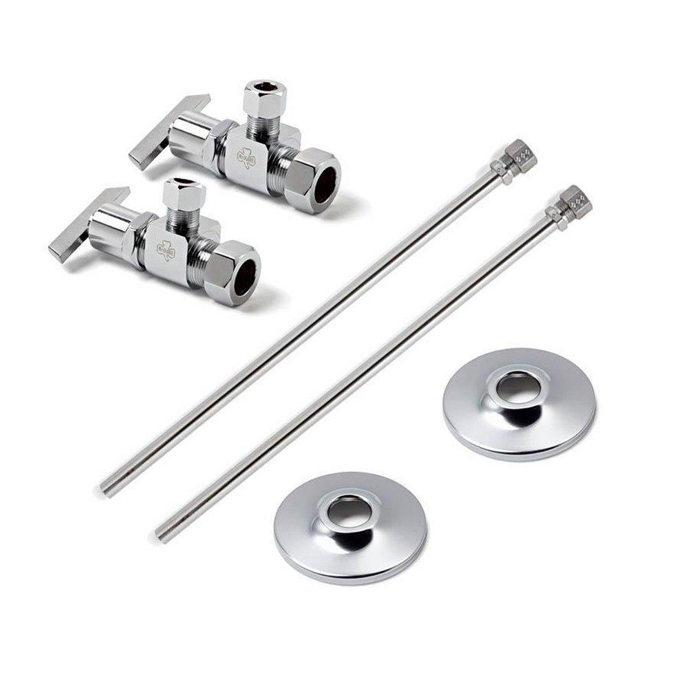 McGuire Manufacturing Chrome Plated 1/2 in x 3/8 in. x 2-3/4 in. Supply Kit in Chrome Plated 
