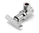 1/2 x 3/8 in. Sweat x OD Tube Loose Key Angle Supply Stop Valve in Polished Chrome