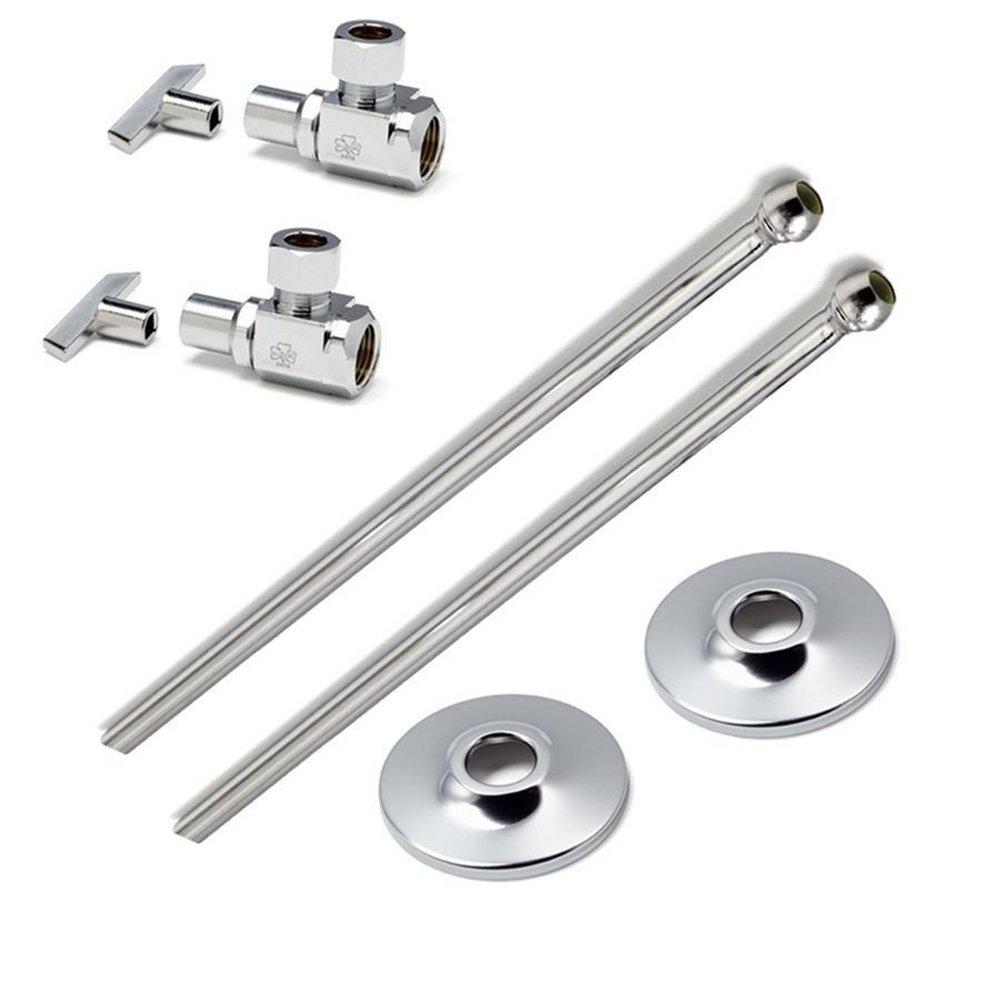 McGuire Manufacturing Chrome Plated Sink 1/2 x 2-1/4 in. Supply Kit 