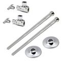 Sink 1/2 x 2-1/4 in. Supply Kit in Chrome Plated