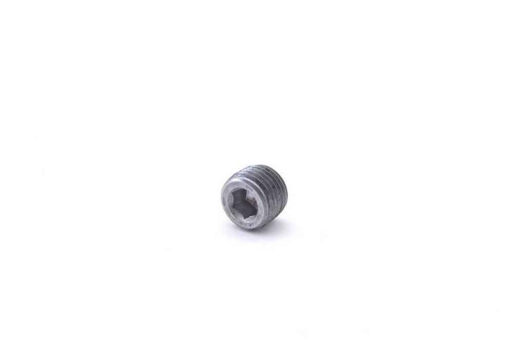 Threaded HEX Black Carbon Steel Countersunk Plug with 7/8 in. Taper 