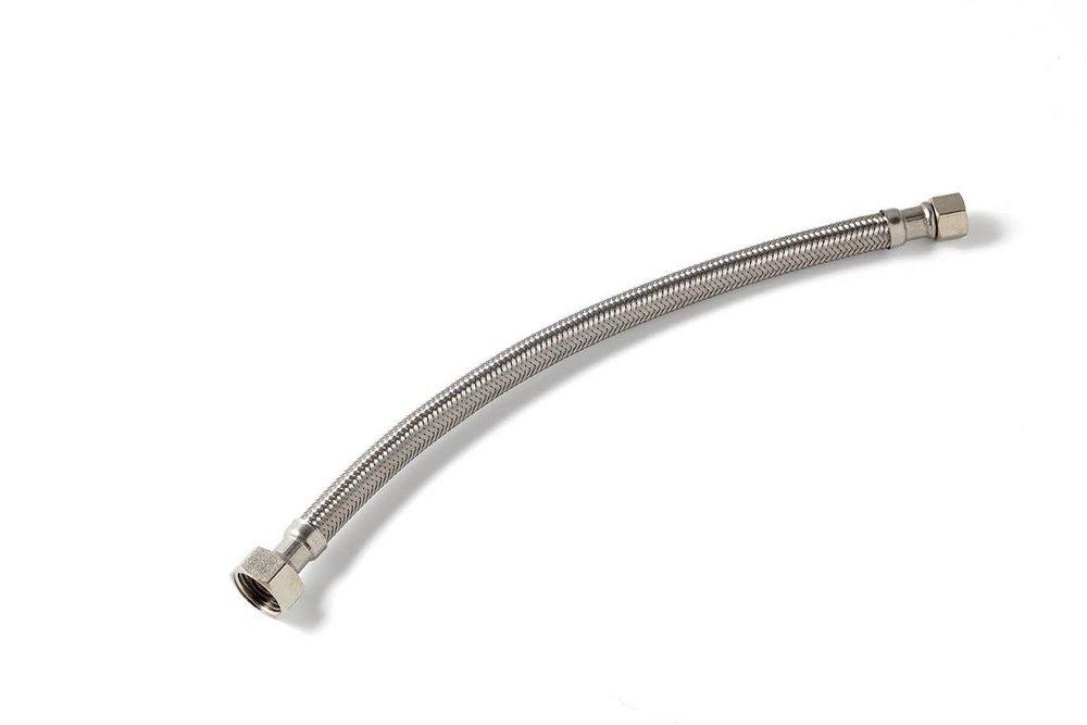 McGuire Manufacturing Chrome Plated 3/8 in x 1/2 in. Flexible Water Connector 