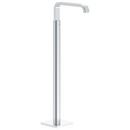 31-1/2 in. Floor Mount Tub Spout with Flow Control in Starlight Polished Chrome
