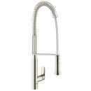 GROHE SuperSteel Infinity&trade; Single Handle Pull Out Kitchen Faucet 