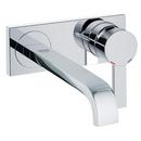 Single Handle Wall Mount Bathroom Sink Faucet in StarLight Polished Chrome
