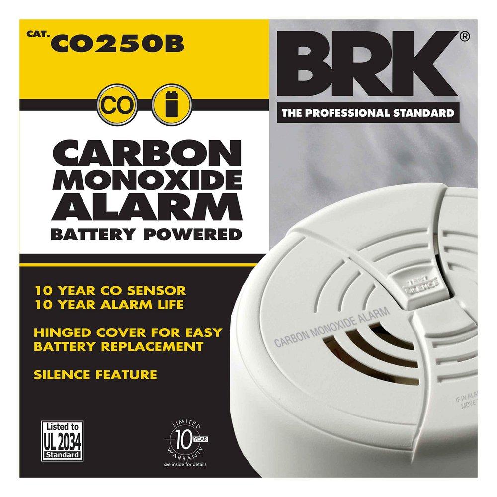 First Alert White Battery Operated Carbon Monoxide Detector 