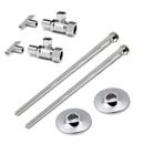 McGuire Manufacturing Chrome Plated Sink 1/2 in x 3/8 in. Supply Kit in Chrome Plated 