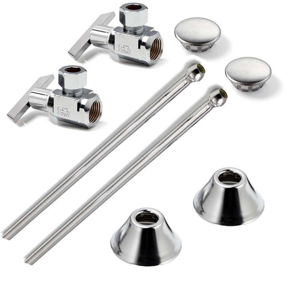 McGuire Manufacturing Chrome Plated Sink 1/2 in. Supply Kit 