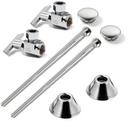 Sink 1/2 in. Supply Kit in Chrome Plated