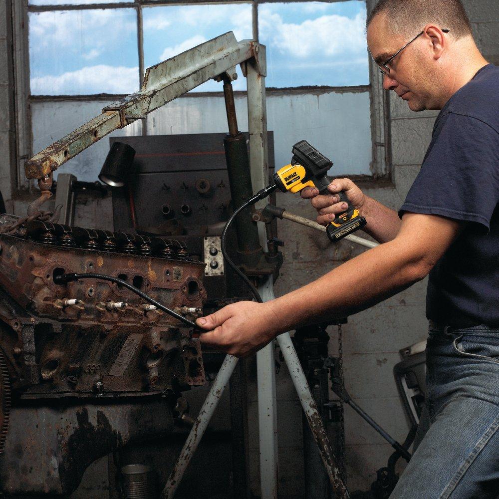 DEWALT Yellow Cordless Inspection Camera Kit 