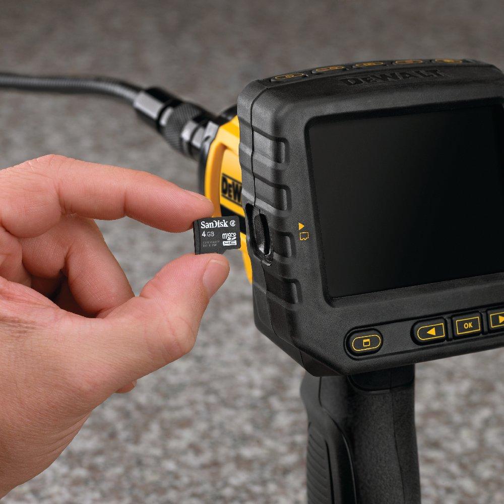 DEWALT Yellow Cordless Inspection Camera Kit 