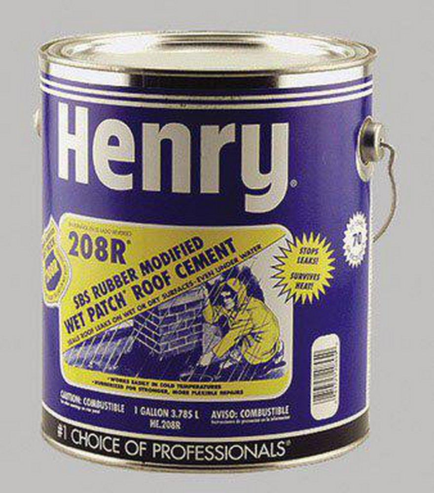 Henry Company Black Pail Mastic Rubber Roof Cement 