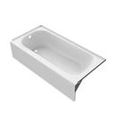 PROFLO&reg; White 60 x 30 in. Soaker Alcove Bathtub Left Drain 