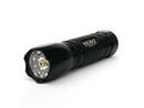 LED Flashlight with Laser in Black