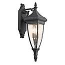 60 W 2-Light Candelabra Lantern in Black