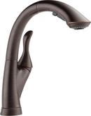 Delta Faucet Venetian&reg; Bronze Single Handle Pull Out Kitchen Faucet 