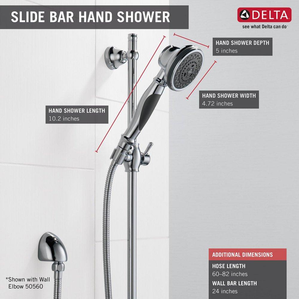 Delta Faucet Chrome Multi Function Hand Shower 