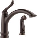 Single Handle Kitchen Faucet with Side Spray in Venetian® Bronze