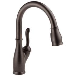 Single Handle Pull Down Kitchen Faucet in Venetian Bronze