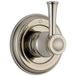 Single Handle Diverter Valve Trim in Polished Nickel