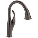 Single Handle Pull Down Kitchen Faucet in Venetian Bronze