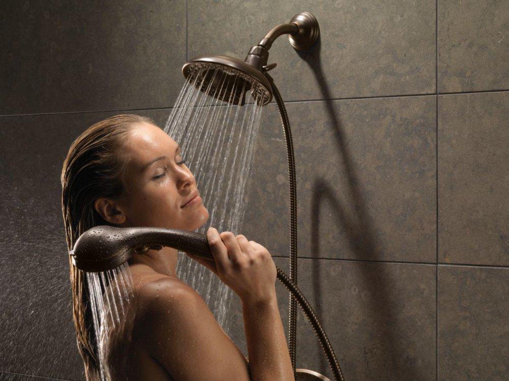 Delta Faucet Venetian Bronze 2.5 gpm 2-in-1 Integrated Shower System 