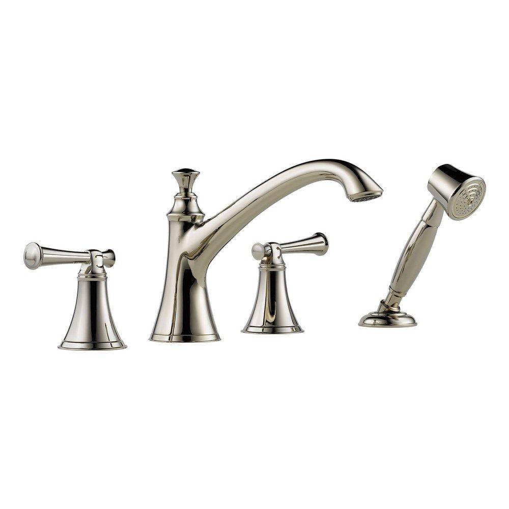 Brizo Polished Nickel No Handle Roman Tub Faucet Trim Only 