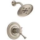 Brizo Brushed Nickel Shower Faucet with Double Lever Handle (Trim Only) 