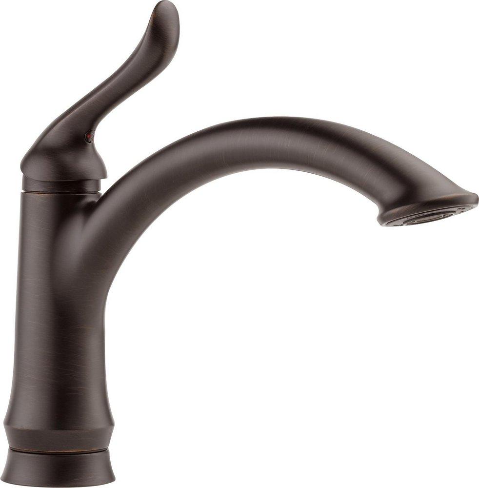 Delta Faucet Venetian&reg; Bronze Single Handle Kitchen Faucet 