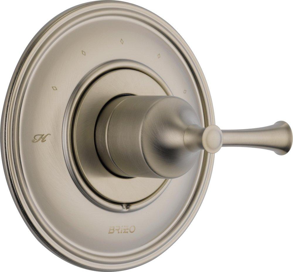 Brizo Brushed Nickel Single Handle Bathtub & Shower Faucet (Trim Only) 