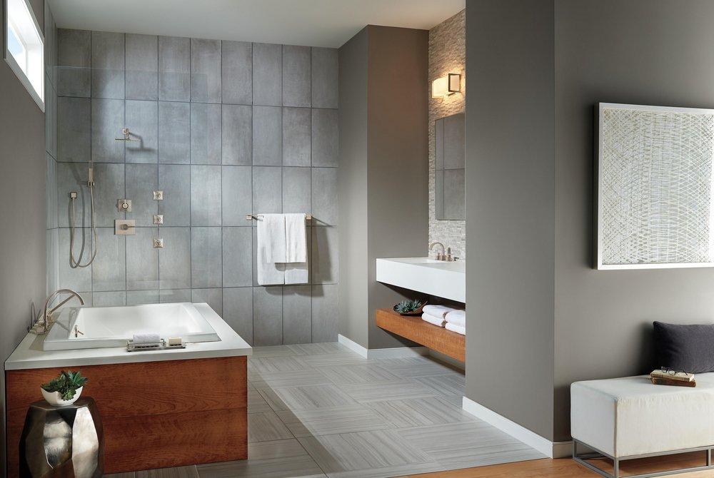 Delta Faucet Brilliance&reg; Stainless 6-Setting Diverter 