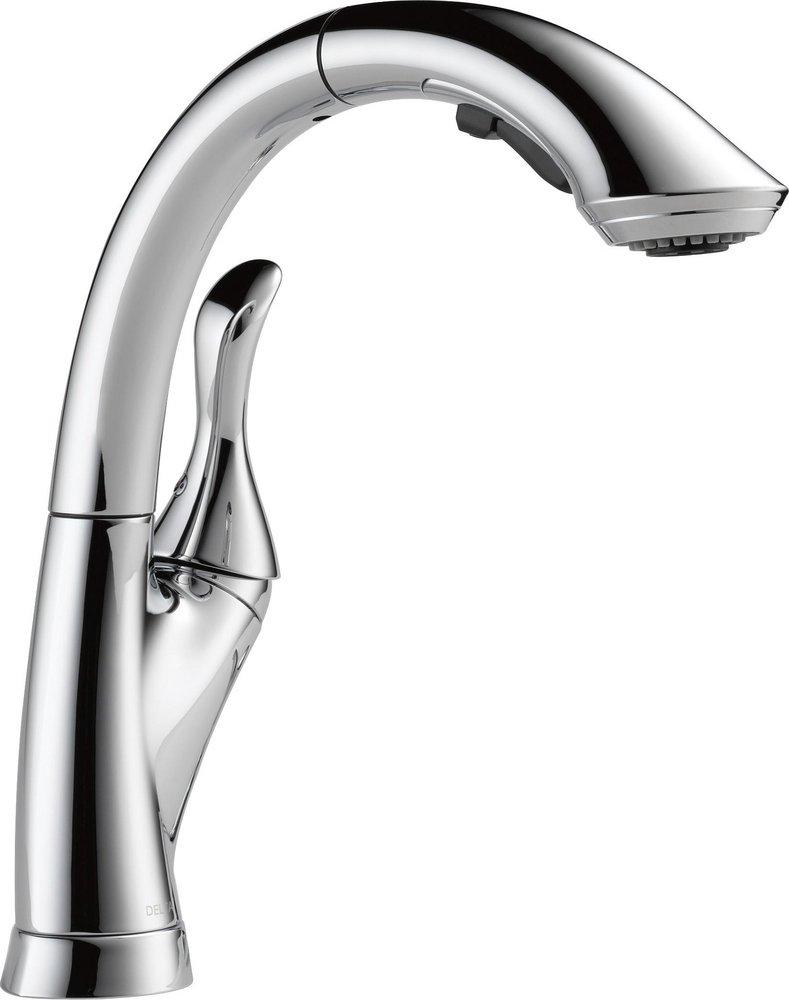 Delta Faucet Chrome Single Handle Pull Out Kitchen Faucet 
