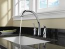 Delta Faucet Polished Chrome Single Handle Touch Activated Kitchen Faucet with Side Spray and Touch2O Technology 
