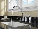 Delta Faucet Polished Chrome Single Handle Touch Activated Kitchen Faucet with Side Spray and Touch2O Technology 