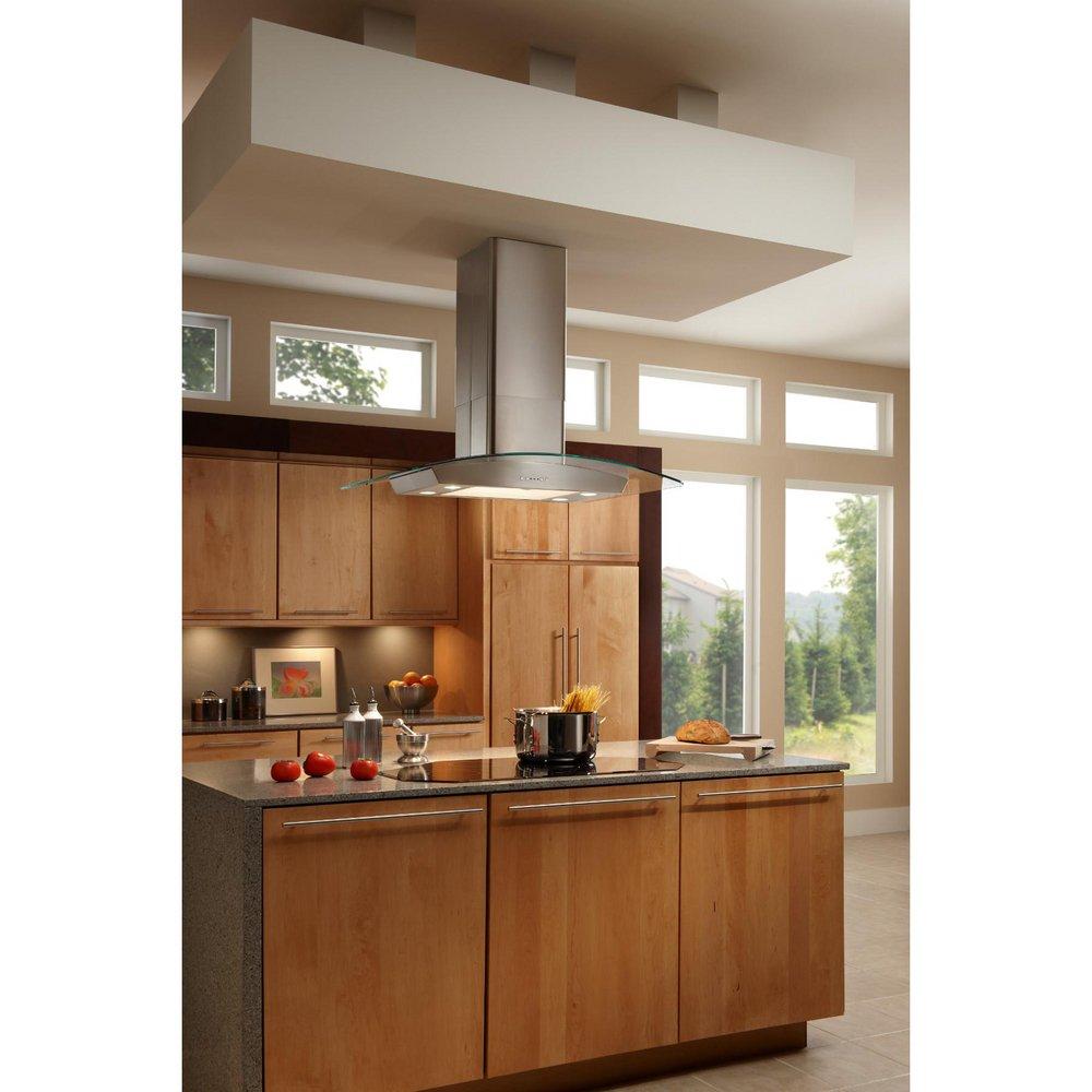 Broan Stainless Steel 36 in. Island Range Hood 