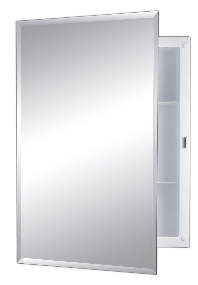 Jensen Basic White 22 in. Recessed Mount Medicine Cabinet 
