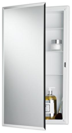 26 in. Recessed Mount Medicine Cabinet in Basic White