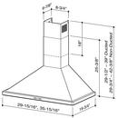 Broan Stainless Steel Convertible Range Hood in Stainless Steel 