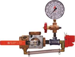 1 in. NPT Bronze Test and Drain Sprinkler Valve with 7/16 in. Orifice