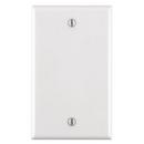 LEVITON White 2-Gang Blank Plate 