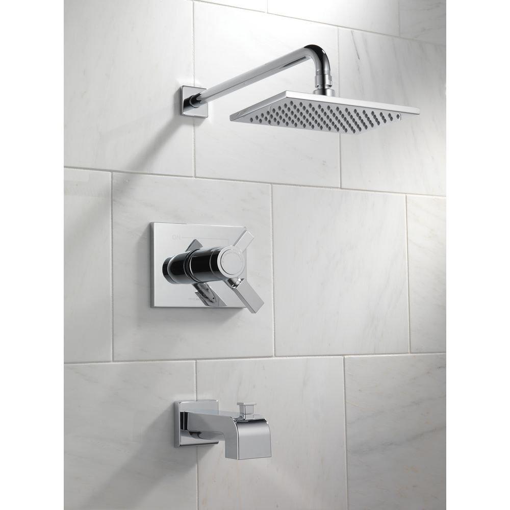 Delta Faucet Chrome Single Handle Single Function Bathtub & Shower Faucet (Trim Only) 